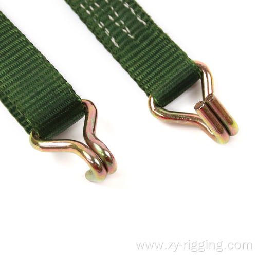 Motorcycle dark green Color Strap Ratchet Tie Down